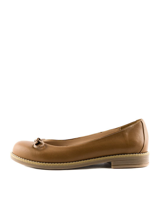 Juliet 61-1 Damen Ballerinas in Tabac Braun Farbe