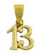 Mertzios.gr Charm from Gold 14K