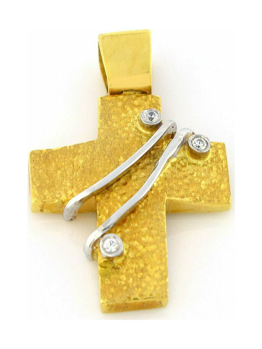 Mertzios.gr Gold Cross 18K