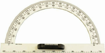 Protractor Plastic with Handle Plastic for Board