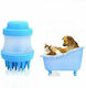 Dog Brush for Hair Cleaning Μπλε