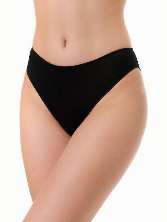 Minerva Fimelle Γυναικεία Slip 3Pack Μαύρα