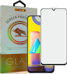 T-Max Premium Fluid 3D Vollflächig gehärtetes Glas (Galaxy M31) 05-00131
