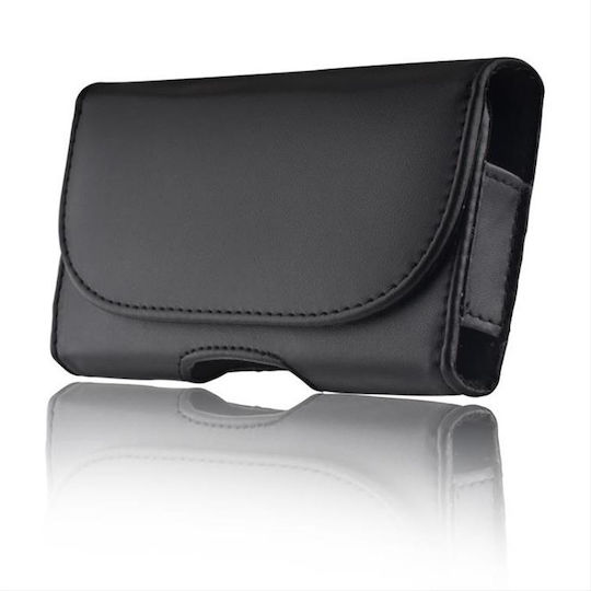 TelForceOne Leather Case Classic Model 14 Калъф за колан до 5.1" Черен T_0011253