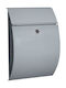 Outdoor Mailbox Metallic in Gray Color 21.5x7x30cm