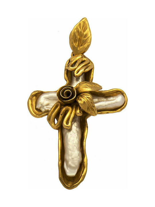 Mertzios.gr Gold Cross 18K