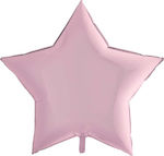 Balloon Foil Jumbo Birthday-Celebration Star Pink 91cm