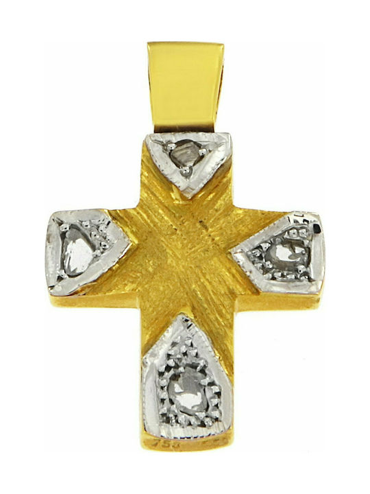 Mertzios.gr Gold Cross 18K