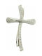 Mertzios.gr White Gold Cross 18K