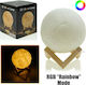 Decorative Lamp with RGB Lighting Moon Light LED Multicolour