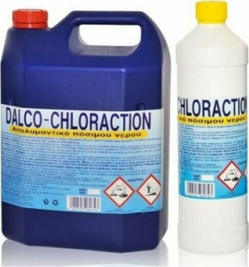 Dalcochem Dalco-Chloraction Plus Επαγγελματικό Καθαριστικό Υγρό Γενικής Χρήσης με Απολυμαντική Δράση 4lt
