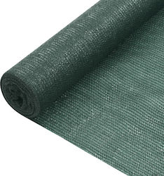 vidaXL Plasă de umbră Verde 1.2x10m Fabricat din HDPE 75gr/m²