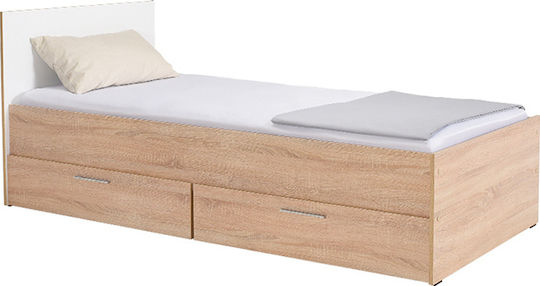 Plus Υπόστρωμα Μονό για Στρώμα 90x190cm Sonoma - Λευκό