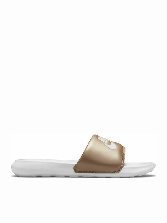 Nike Victori One Women's Slides Gold