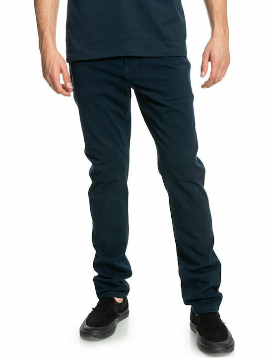 Krandy Pantaloni Chino Elastic Albastru marin