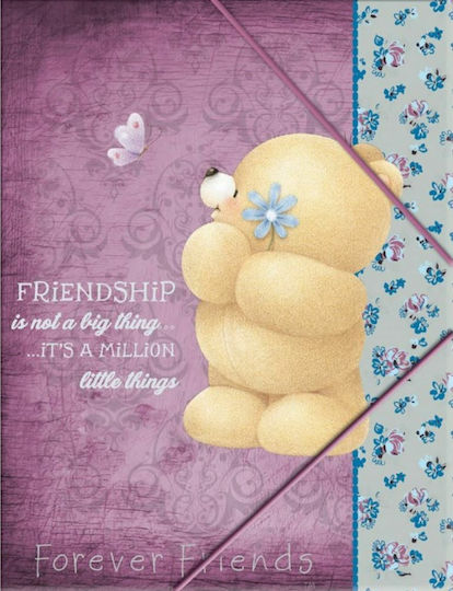 Back Me Up Φάκελος με Λάστιχο για Χαρτί A4 Πολύχρωμος Forever Friend
