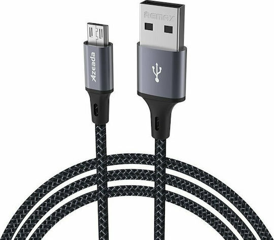 Proda 1m Braided USB 2.0 to micro USB Cable Gray (PD-B52M)
