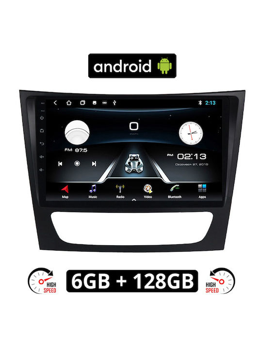 Sistem Audio Auto pentru Mercedes-Benz Clasa E (W211) 2003-2009 (Bluetooth/USB/WiFi/GPS) cu Ecran Tactil 9"