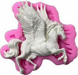 Χειροκάμωτο Pegasus Καλούπι Σιλικόνης Καλούπι 8.5cm για Πηλό / Σαπούνι / Υγρό Γυαλί