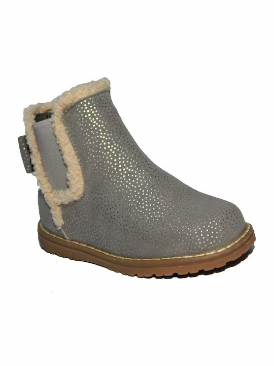 Touiti Kids Boots with Zipper Gray