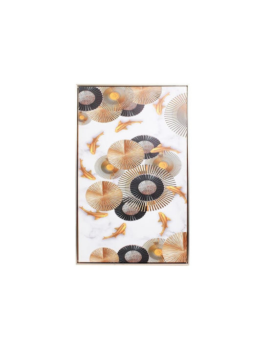 Fylliana Gold Fish Κάδρο σε Καμβά 50x80cm