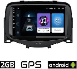 Car-Audiosystem für Peugeot 108 2014> (Bluetooth/USB/AUX/WiFi/GPS) mit Touchscreen 7"