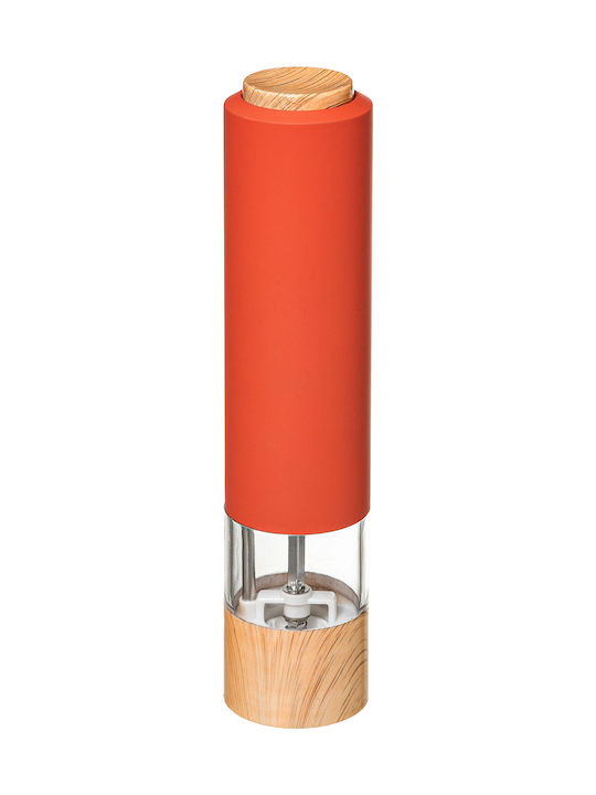 Marva Ηλεκτρικός Μύλος Μπαχαρικών Πλαστικός σε Κόκκινο Χρώμα 22.3cm