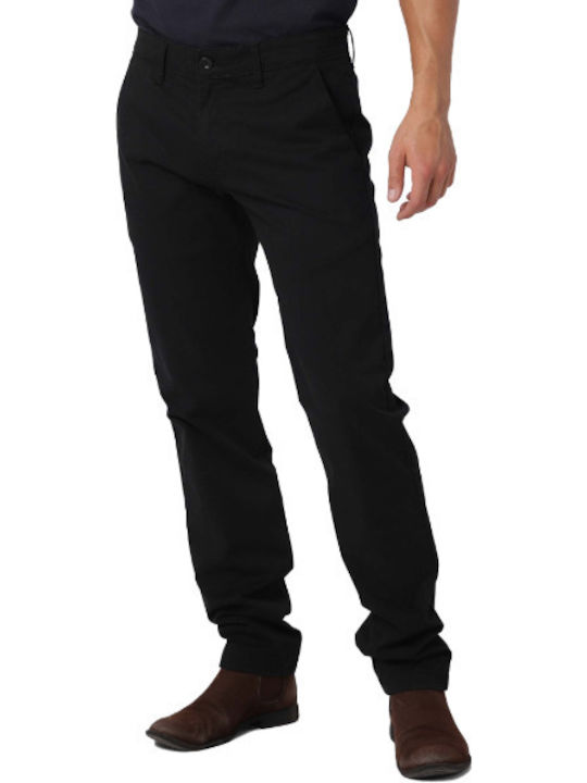 Marcus Pirro 16-200072 Ανδρικό Παντελόνι Chino Ελαστικό σε Κανονική Εφαρμογή Μαύρο