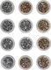 Beautifly Strass for Nails in Various Colors 12pcs