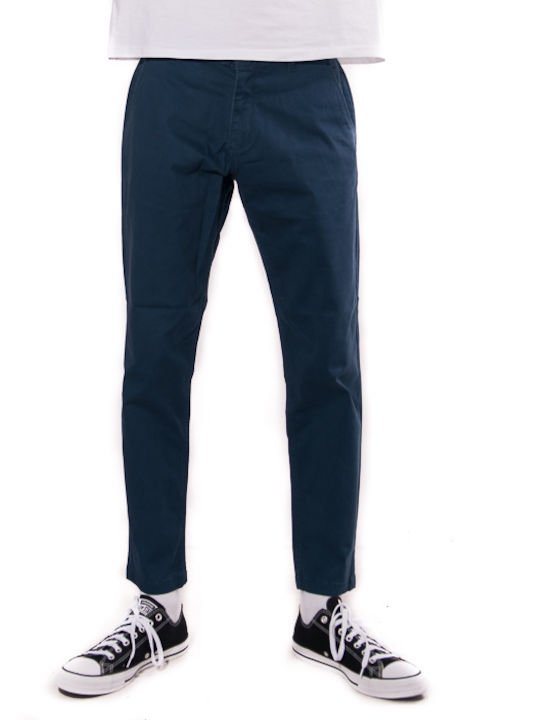 Hoof Ανδρικό Παντελόνι Chino Navy Μπλε