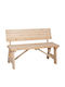 Bench Outdoor Wooden 118x54x80cm