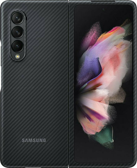 Samsung Back Cover Aramid Fiber Negru (Galaxy Z Fold 3)