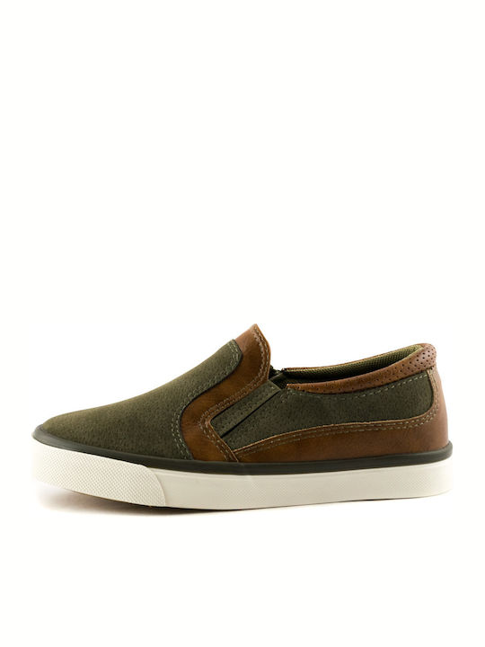 Love4shoes Kids Espradrilles Slip-On Khaki 8197C