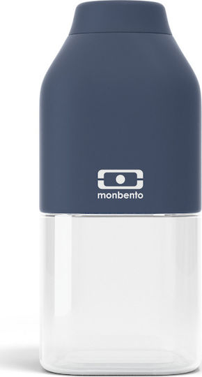 Monbento Positive S Bottiglia Plastic con tappo a vite Blue 330ml