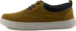 Romeo Gigli Kids Suede Moccasins with Lace Tabac Brown