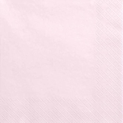 Party Napkins Napkins Baby Pink 20 Pieces 33x33cm Pink 33x33cm. 20pcs SP33-1-081PJ