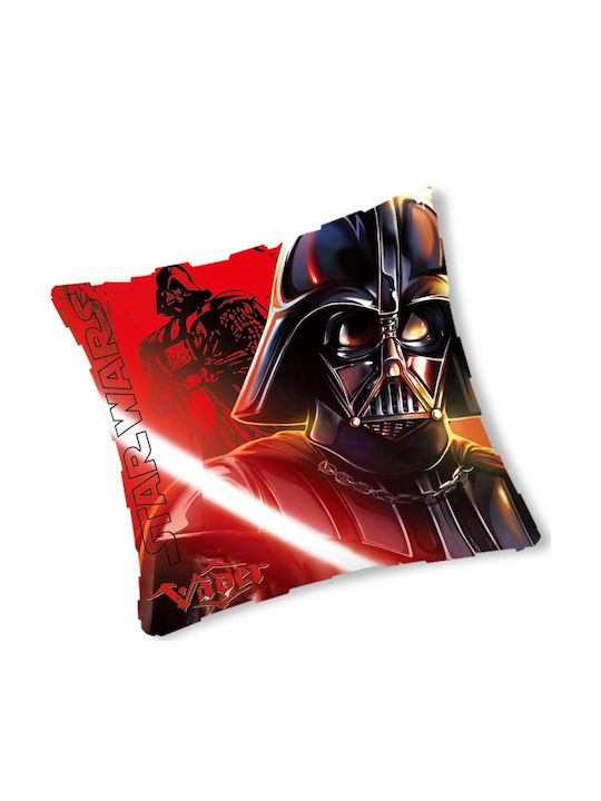 Pernă decorativă pentru copii Wars Darth Vader Roșu L30xH30buc