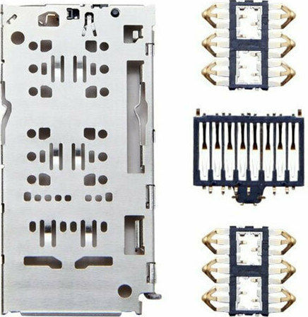 Sim-Kartenhalterung Silber Huawei P30 Lite