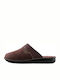 28930 Men's Leather Slippers Burgundy