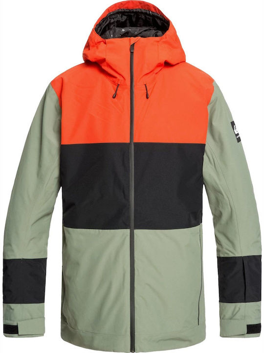Quiksilver Sycamore EQYTJ03233-GZC0 Мъжко Яке за Ски и Сноуборд Многоцветен