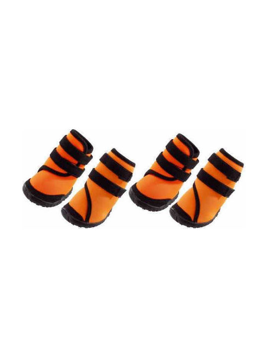 Ferplast Trekking Shoes Small Shoes Dog Orange 7x6x10cm in Orange Color
