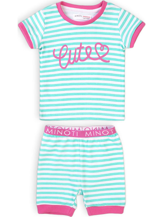 Minoti Kids Pyjamas Summer Light Blue