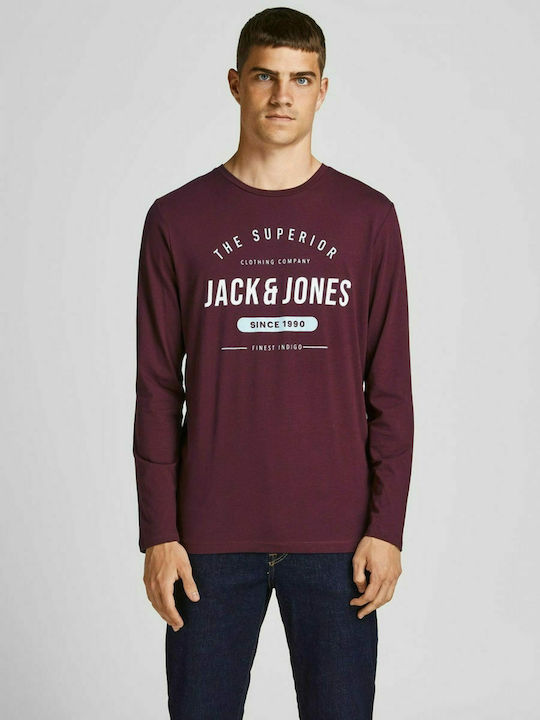 Jack & Jones 12188712 Ανδρική Μπλούζα Μακρυμάνικη Port Royale