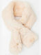 Fragola SC-105 Women's Fur Scarf Off White