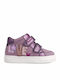 Kids Sneakers High Anatomic with Scratch Purple