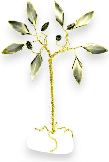 Epilekton Art Decorative Olive made of Copper White 9x9x16cm 1pcs