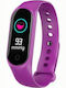 M6 Smart Band with Heat Rate Monitor Purple