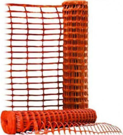 Plastic Barrier Net Orange H100cm x L50m