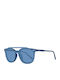 Sting Herren Sonnenbrille mit Schwarz Kunststoff Gestell und Blau Linse