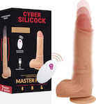 Cyber Silicock Ρεαλιστικός Δονητής με Remote Control Flesh